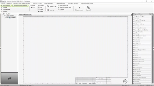 Creating a new project and adding sheets thumbnail