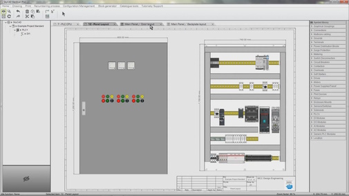 Showing layouts on sheets