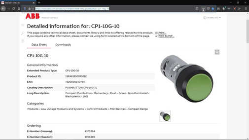 Creating and modifying catalogue parts