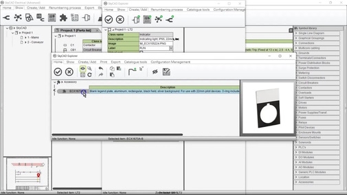 Adding an accessory to a component